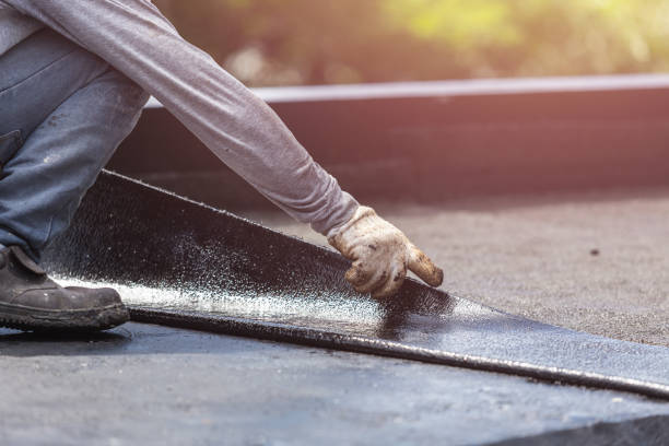 Professional Waterproofing technician working in Ringoes, NJ